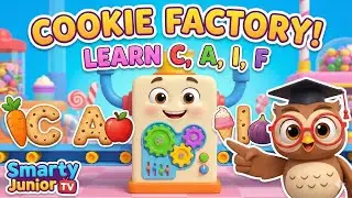 Learn ABCs & Phonics! 🍪 Alphabet Cookie Factory | Educational Video for Kids