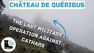 Cathar stronghold hidden in the mist  |  Castle of Quéribus