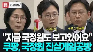 진실게임에 빠진 국정원과 쿠팡...