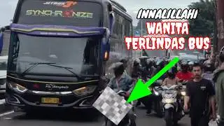 Innalillahi Bus Haryanto Mengalami Musibah di dekat terminal Jatijajar Kota Depok