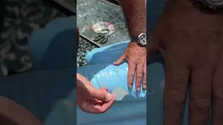 Fix your pool float in seconds with a waterproof patch!