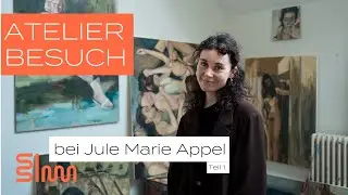 Teil 1: Atelierbesuch bei Jule Marie Appel mit Studierenden-Kunstmarkt (HfbK Dresden) K&uuml;nstlertalk