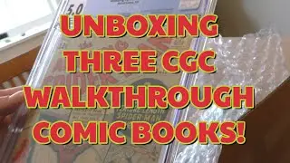 Vintage Comic Book Unboxing 3 CGC WALKTHROUGHS! | SellMyComicBooks.com