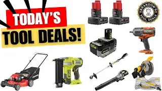 Lowes and Home Depot Tool Deals! Ryobi, Craftsman, Ridgid, and more!