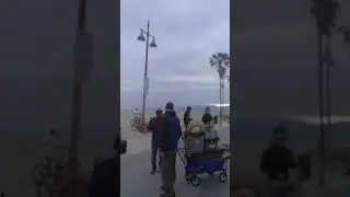 Kids Jamming Venice Beach Boardwalk