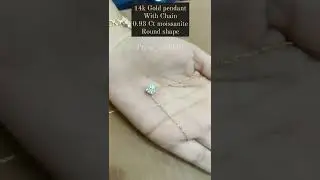 Moissanite Pendant| Moissanite Diamond| Solitaire Jewellery| Solitaire pendant| Diamond Pendant| Ct