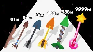 ARROW MERGE EVOLUTION RUN - Level Up Bow Max Level Gameplay (Bow Smash: Archery Battles Game)