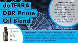 Repair DNA With doTERRA DDR Prime Oil Blend