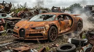 ASMR Car Restoration! Full Restoration of a Bugatti Chiron Purport From Disrepair to New