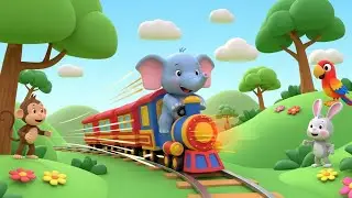 Choo Choo Train Adventure | Fun Train Song for Toddlers to Sing and Ride
