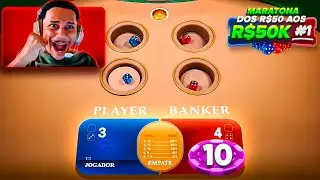 MARATONA DOS R$50 AOS R$50.000 NO BAC BO! (EP.1)