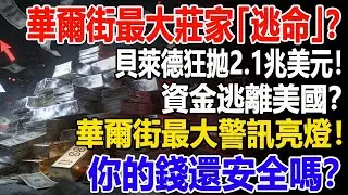 華爾街最大莊家「逃命」？貝萊德狂拋2 1兆美元！資金逃離美國？華爾街最大警訊亮燈！你的錢還安全嗎？#白銀#投資#比特幣 #黃金#美元#銀行#經濟學#金融#理財#晚年生活#晚年幸福#退休#退休