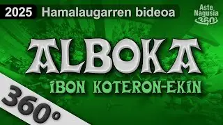 (Hamalau) Albokarien kalejira Bilboko Aste Nagusian / Pasacalles de albokaris en fiestas de Bilbao