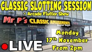 ● LIVE | Classic Fruit Machines & Arcade Flutter Show | Mr P's Bognor