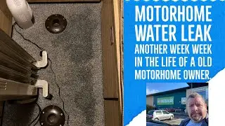 Motorhome  water system leak and water heater repair