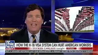 TUCKER CARLSON EXPOSES H1-B, F1, OPT VISA ABUSE BY UBER & OTHERS