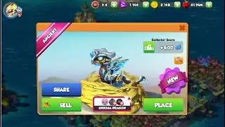 Hatched Enroja Dragon-Dragon Mania legends | Cyantail Sigil Map | DML