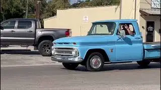 1964 Chevy flatbed, 1st cruise since 1997! #nicewood #c10