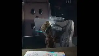 @baby groot Learning skills Funny moment blast the Rocket raccoon ship , boom, HD clip 1080.