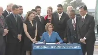 Enrollment Ceremony for the Small Business Jobs Act