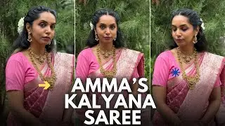 Recreating My Mother&rsquo;s 36-Year-Old Wedding Saree | A Timeless Saree Revival