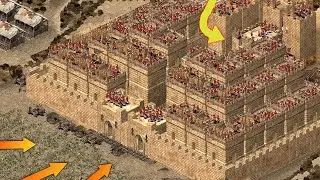 Castle of towers - towers on top of each other | Stronghold Crusader