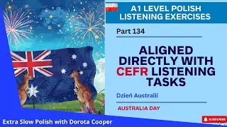 A1-level Polish listening exercises that are aligned directly with the CEFR listening tasks Part134