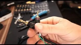 PC Power Cord as Audio Cable - DIY / Banana Plugs