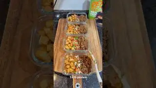 A budget friendly meal prep for weight loss - taco potato bowls