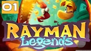 Rayman Legends Walkthrough - Part 1 Gameplay / Playthrough PC PS3 XBOX