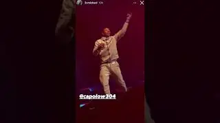Capolow hits a backflip while performing EFFORTLESSLY