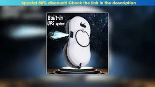 Hands-on UPS System Robot Window Cleaner Vacuum Smart Home Appliance Auto Clean Glass Windows Washe