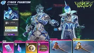 Cyber Phantom S2 C2 Battlepass Showcase | FragPunk