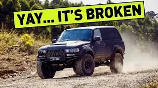 Именно так Land Cruiser получил повреждения.