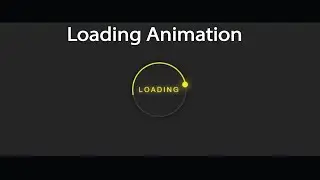 CSS Web Animation Examples | Loading Animation CSS & HTML