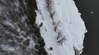 Nechako River ice flow