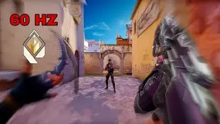 60 Hz + High Sens = Immortal | 56 Kills- Valorant