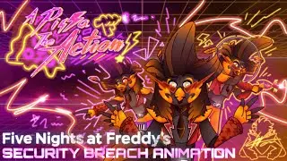 A pizza the action (Fnaf security breach animation ) // The Stupendium song!!