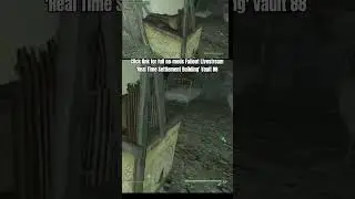 Clinic at Vault 88 'Real Time Settlement Building' no mods