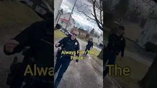 Police Trespass On Private Property #copwatcher #police