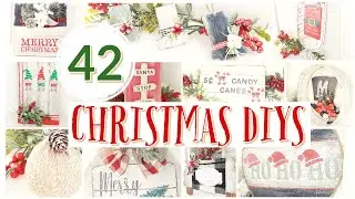 42 CHRISTMAS DIYS 2021| EASY CHRISTMAS DECOR| DOLLAR TREE DIYS| CHRISTMAS DIYS