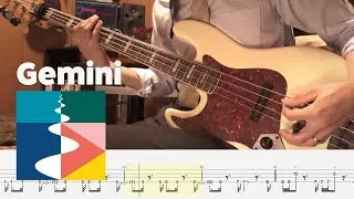 Gemini - Evergreen (Bass Cover with Tab)