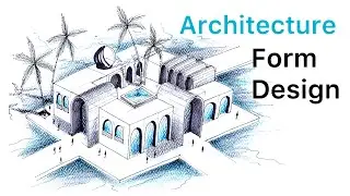 Architecture Form Design | Isometric Drawing🩵