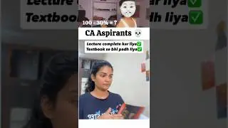 Life of CA Aspirants #camotivation #caaspirants