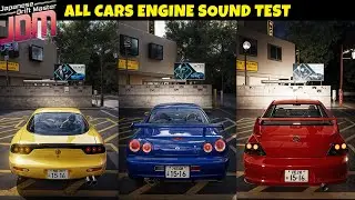 JDM : JAPANESE DRIFT MASTER | ALL CARS ENGINE REV SOUND TEST | ALL JDM CARS