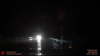 Central Luzon Link Expressway (CLLEX) Northbound at night| bagyong paeng | Signal number 3