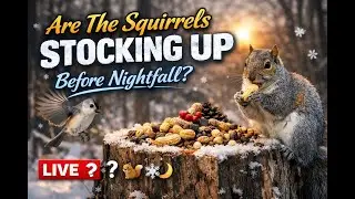 30°F Challenge: Can the Stump Crew Keep Warm? | Live Squirrel Cam // 16 Jan 26