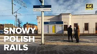Snowy Train POV: Radomsko to Kamieńsk Winter Journey | The Unrushed Traveller