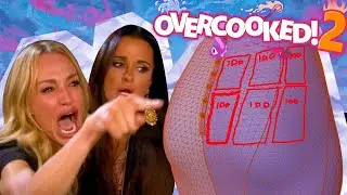 Ketabrak mobil, Tukeran piring, Pantat Lady Dimitrescu | Overcooked 2 Moment Kocak Indonesia Part 2