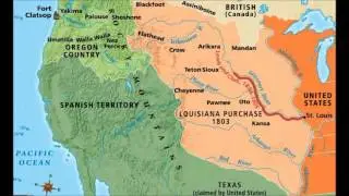 Lewis & Clark 1804 1806 Animated Map